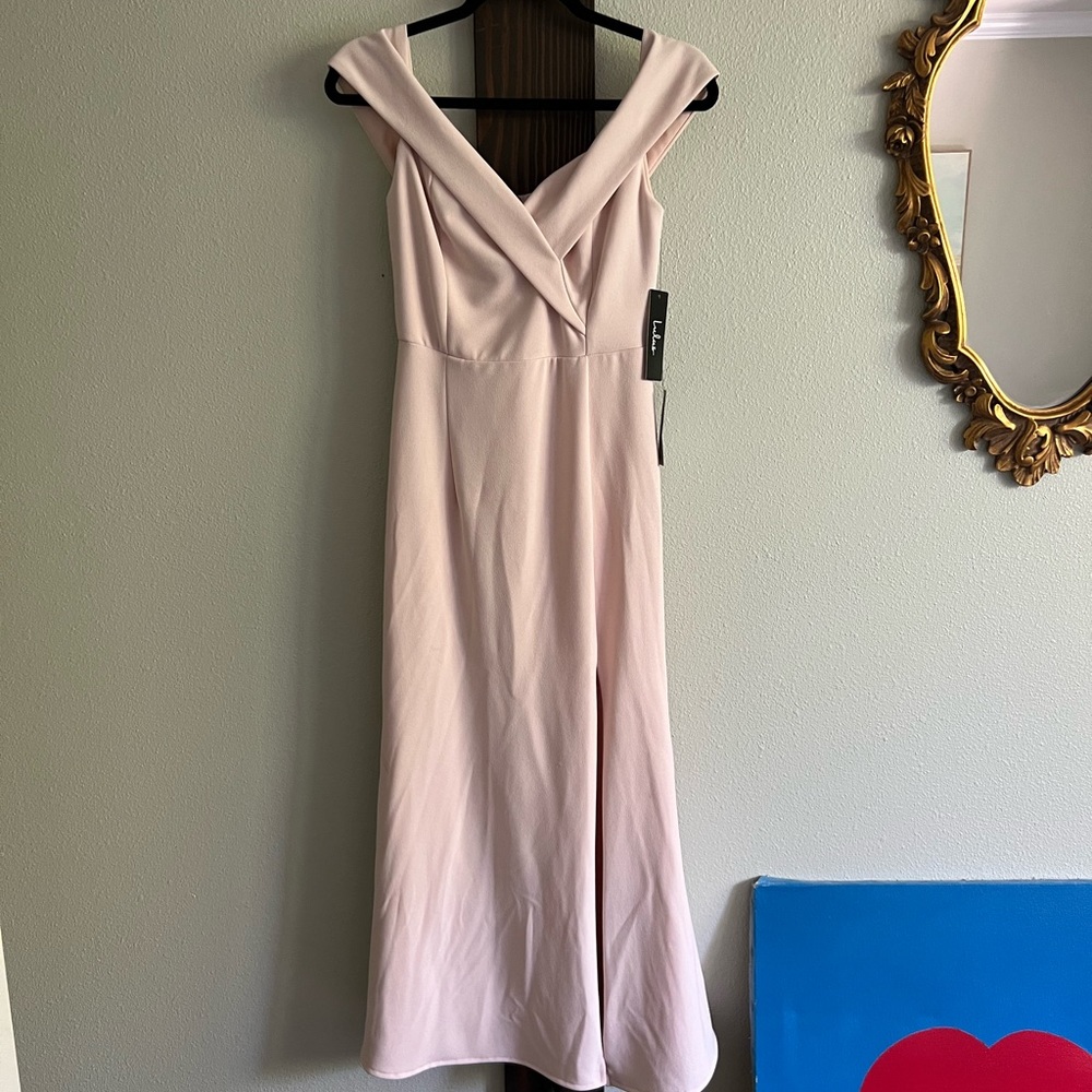 Lulu’s Song of Love off the shoulder dress.